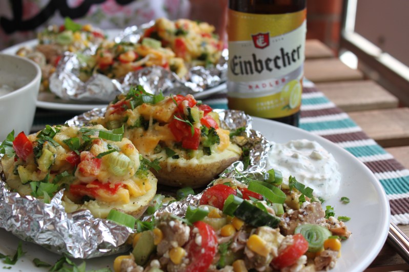 Ofenkartoffel-Gemüse-Cheddar