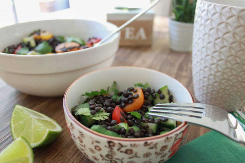 Beluga-Linsen-Salat